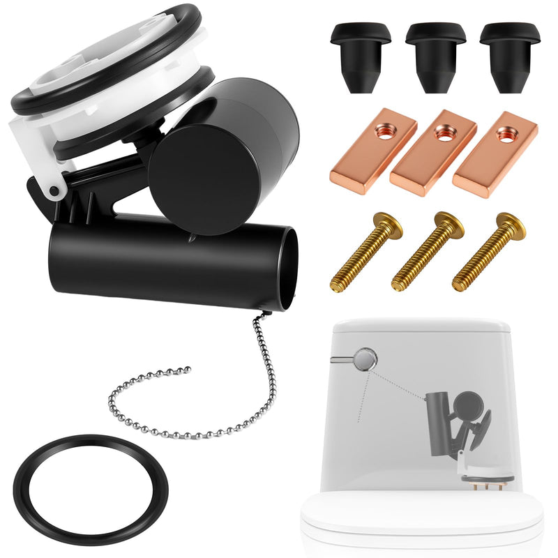 047107-0070A Toilet Flush Valve Assembly, Compatible with American Standard 3161-Series Toilet Flush Valve Flapper Replacement Kit, Fits for One Piece Toilets
