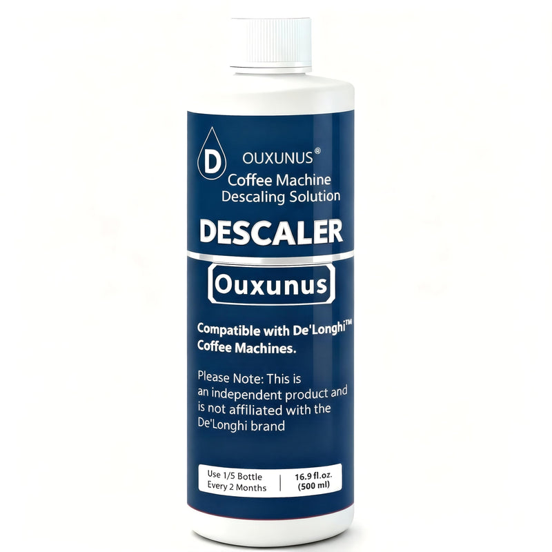 Descaling Solution for Coffee Machines, 500ml, Compatible with DeLonghi Fully Automatic Espresso Machines, Fits ECAM & ESAM Series, Powerful Limescale Remover,(5 Uses) 1