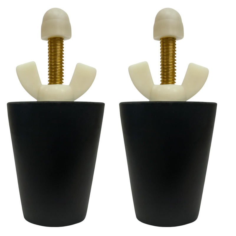 Tapered Winter Blow Thru Expansion Plug, 1.25-1.50 Inches, #7-10, with Schrader Valve - LHBP710 (2) 2