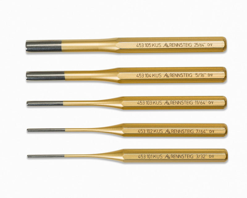 Rennsteig 9R 450 005 5 Pc Pin Punch Set