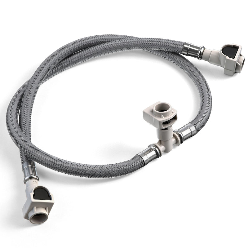 Enhon 1 Pack Replacement Hose Kit Compatible with Moen 114299 113016, Widespread Bathroom Sink Faucet Replacement Hose Kit Compatible with Duralock Connections, Easy No Tool Installation, Leakproof