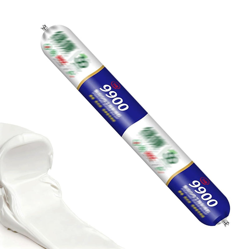 9900 Sealant Waterproof,Outdoor Silicone Sealant, Permanently Repairs Roof & Wall Cracks, Waterproof, Heat & Stretch-Resistant, Tough & Tear-Proof for Exteriors (White) White