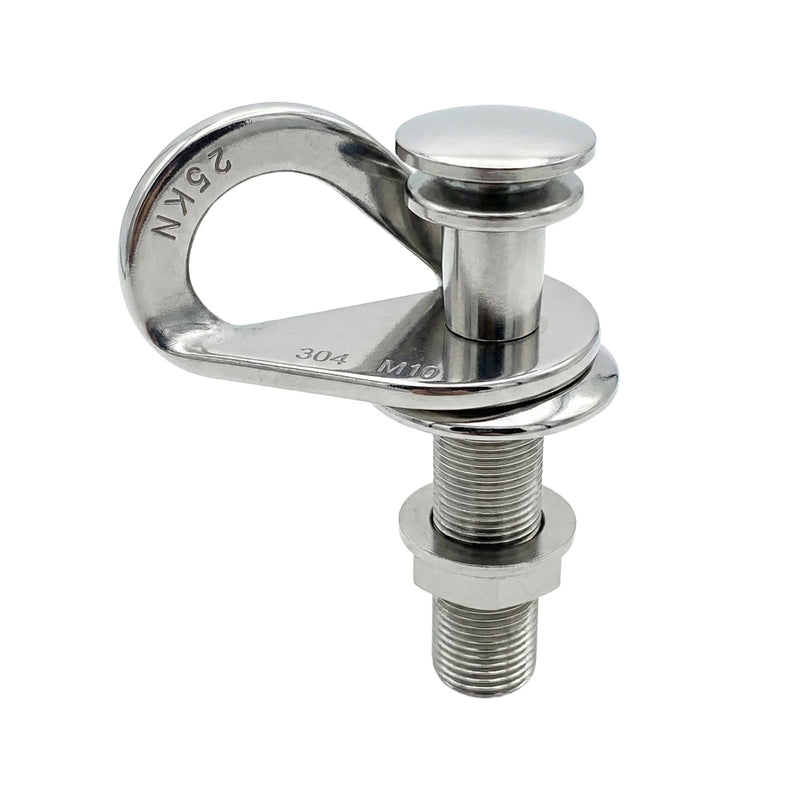 Stainless Stell Quick Release Boat Fender Cleats, Heavy Duty Bumper Hanger | Fit for Pontoons & Yachts，25KN Load Capacity Anti-Rust Docking Hardware