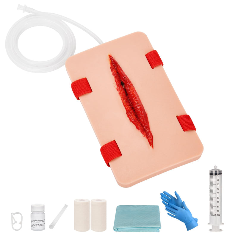 Wearable Wound Packing Trainer, Stop the Bleeding Training Kit, Laceration Wound Trainerfor Wound Dressing Training