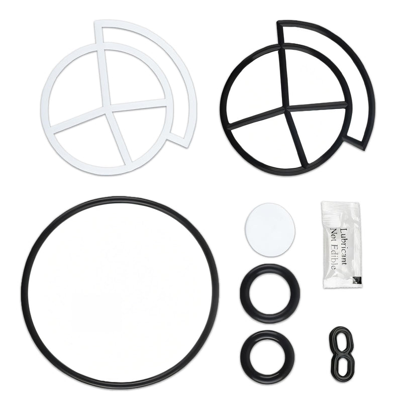 Water Softener Seal Kit Water Softener Rotor Disk Repair Kit Compatible with Whirlpool GE Sears Kenmore Morton North Star with 8 Bolts 1" Valve Replace# 7185487 WS35X10020