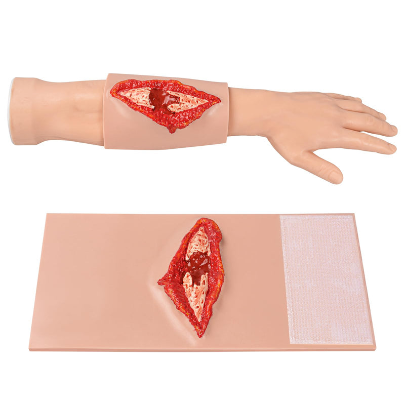 Wound Packing Trainer, Wearable Fracture Bleed Control Model | Wearable Design for Repeated Stabilizing, Covering, and Bandaging Practice