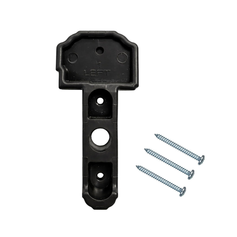 Left Astragal Boot Seal, Durable Rubber End Cap for Wood, PVC, or Composite Astragals, Weatherproof Replacement for Exterior Double Doors, Avodah Hardware