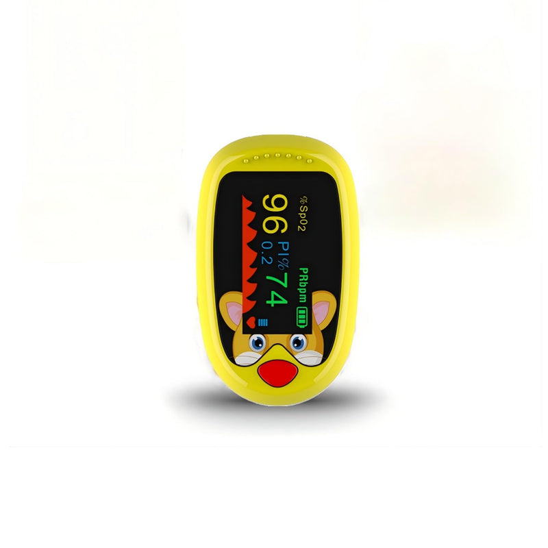 Pediatric Pulse Oximeter, Joxozp Oxygen Monitor Fingertip-Child Pulse Oximeter For Checking Blood Oxygen Saturation SpO2, Heart Rate, PI