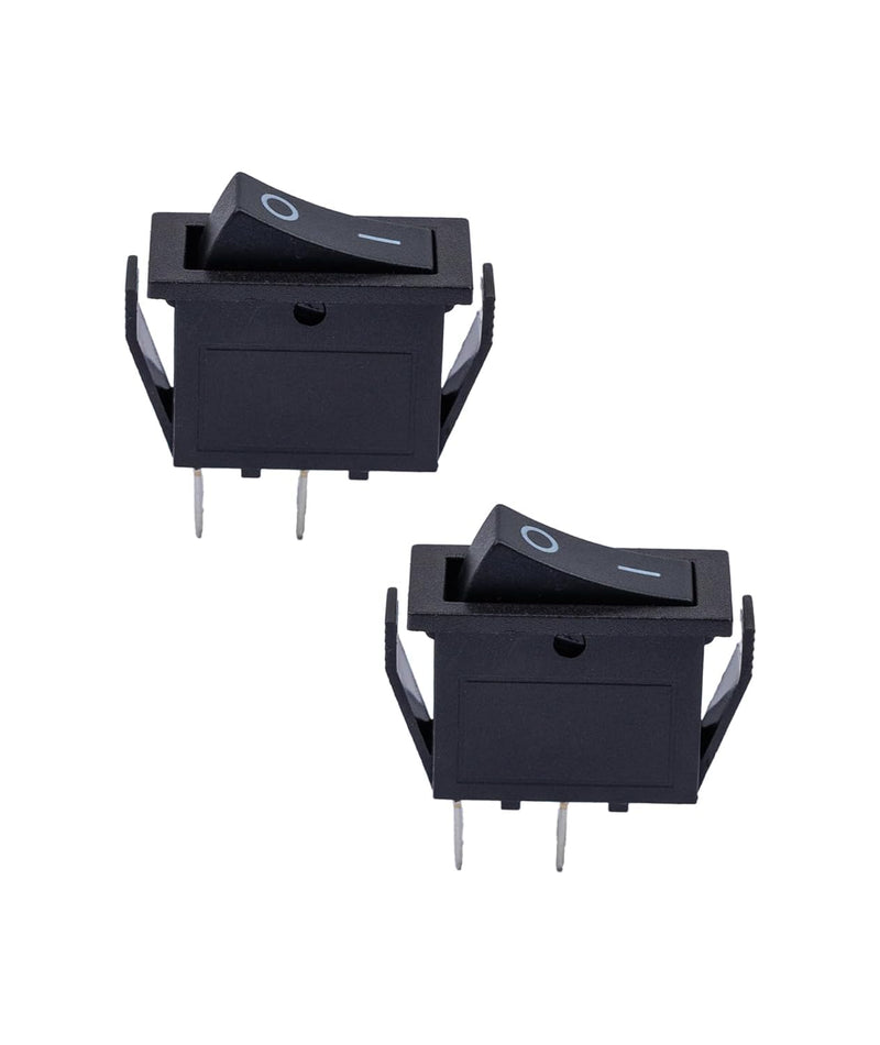 4Pcs RK1-11 Rocker Switches Replacement for Automobiles Ships Instruments Household Appliances, 16Amp 125/250VAC 2 Pins 2 Positions (4) 4