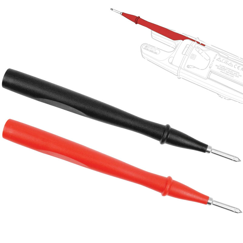 ZIBOO TP1 Slim-Reach Flat Blade Test Probe with Stainless Steel Tip, 1000V Voltage, 10A Current, Compatible with Fluke T5-1000 T5-600 T6-1000 T6-600 Electrical Voltage Continuity Current Tester 1000 VDC