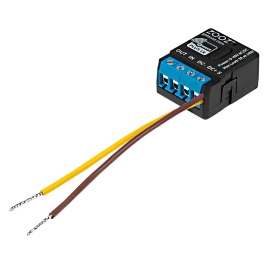 Zooz Z-Wave Long Range Low Voltage XS Relay ZEN58 800LR | Z-Wave Hub Required (Sold Separately) ZEN58 LV XS Relay