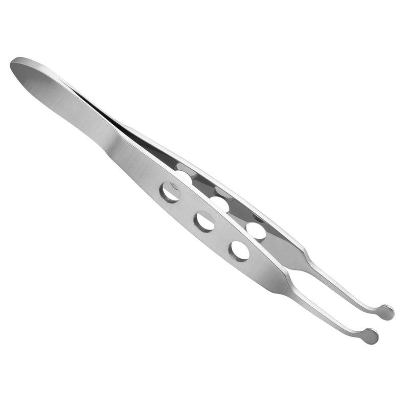 Meibomian Gland Expressor, Stainless Steel Eyelid Massage Tweezer with Positioning Pin, Eyelid Gland Blockage Unblocking Physiotherapy Tools, Eyeli-d Expressor for Dry Eyes(SIZE:3x3mm/0.12x0.12inch) 3x3mm/0.12x0.12inch