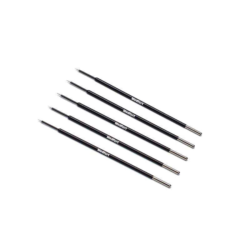 Colorado Micro Dissection Needle Straight 5cm, Set of 5 Pcs, Point Made in Tungsten Carbide (12cm) 12cm