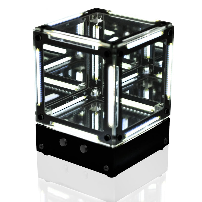 DIY LED Night Light Soldering Kit, 3D Mirror Cube Soldering Project Desk Decor with Adjustable Light Modes, Electronics STEM Present for Gamers and Makers