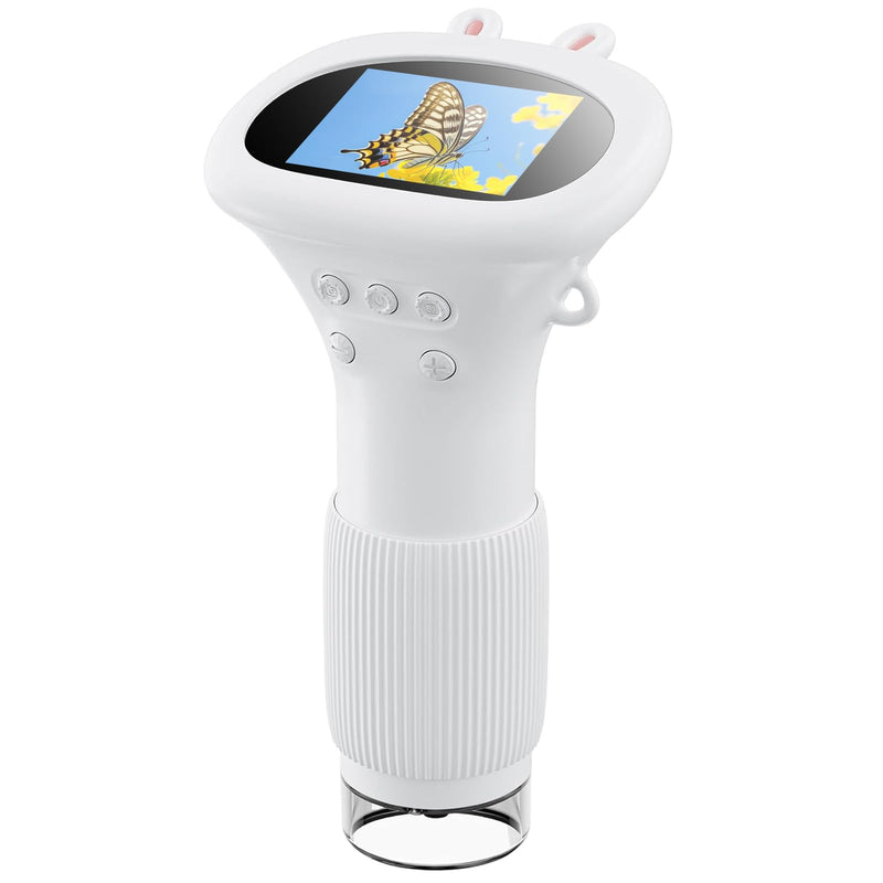 Digital Microscope Handheld 2.0 inch IPS Color Screen,Portable Digital Magnifying Glass 1000x,Marco Microscopes,uilt-in 8LED Lights,USB Compatible with PC Windows, Mac OS