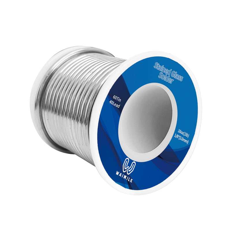 60/40 Solder for Stained Glass 3.0mm (1lb) 1