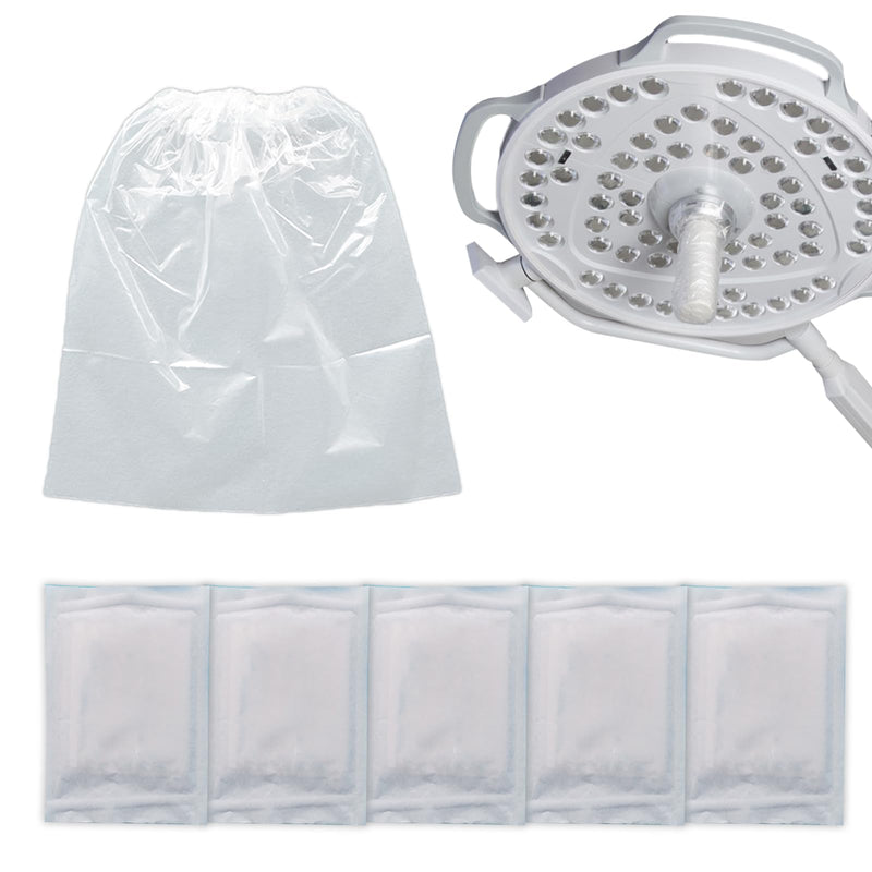 Shadowless Lamp Handle Cover Protector for Operating Room, Surgical Light Handle Sleeve for Clinic, Dental, Beauty Care, Disposable Sterile Individual Packaging, 5 PCS (A-5) A-5