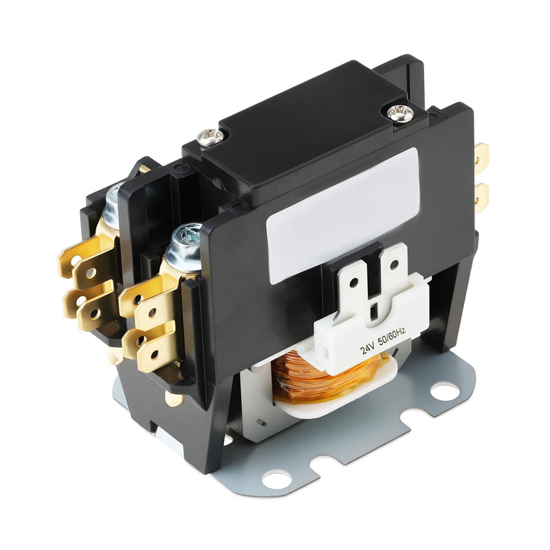 AC Contactor 25A 24V AC 1 Pole DP1P25A24V for Air Conditioner Compressor Fan Motor Control