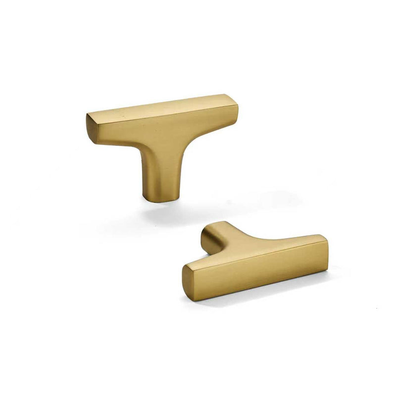 Knob Champagne Bronze Cabinet Pulls 10 Pack - Vintage Handles for Kitchen Cabinets, Cupboards, Drawers & Bathroom Hardware Knob