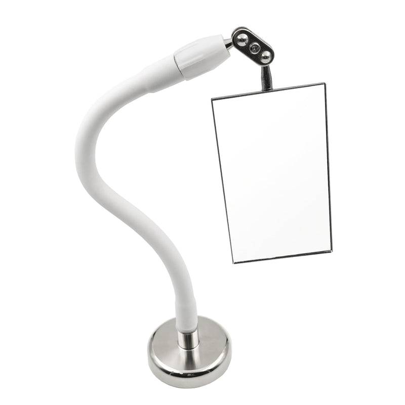 Magnetic Inspection Mirror Tool with 360° Swivel Adjustable Head, Welding Mirror for Mechanics & Automotive, Telescoping Stick for Tight Spaces Blind Spots