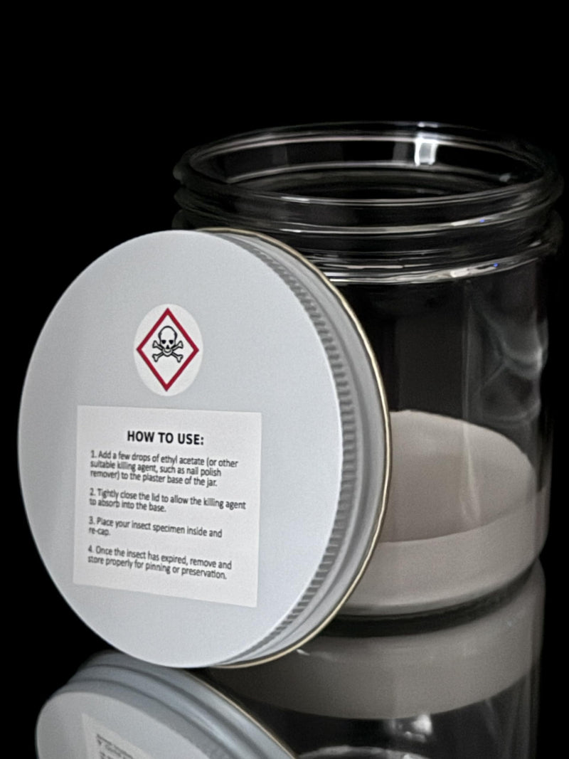 Entomology Specimen Collection Jar – Traditional Killing Jar Design (No Chemicals Included) – for Insect Field Collection, Scientific Study & Educational Use