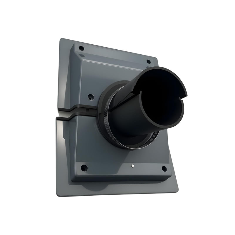 HVAC Wall Penetration Duct Kit Cover, Split Ac Line Set Wall Cover, Easy Install Wall Pass Through for Indoor Outdoor Air Conditioning Systems