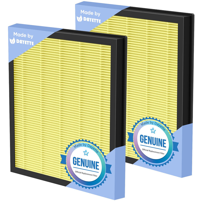 DAYETTE H14 Replacement Filter Compatible AP309/409 Air Purifiers, 4-in-1 H14 Grade True HEPA High-Efficiency Activated Carbon for Pet Dander Odor, 2 Pack Ap309 Ap409 Pet Dander Filter-2 Pack