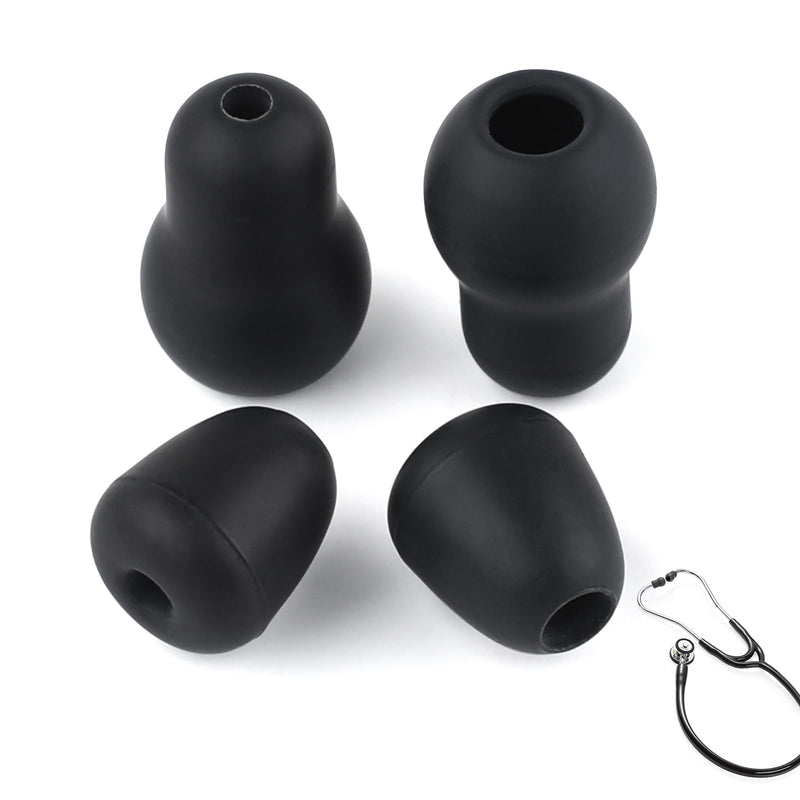 4 Pcs Small/Medium Stethoscope Ear Tips Replacement for Littmann Stethoscopes - Compatible with Littman Ear Tips Replacement, Stethoscope Ear Pieces, Cardiology IV Parts & Littmann Stethoscope Parts