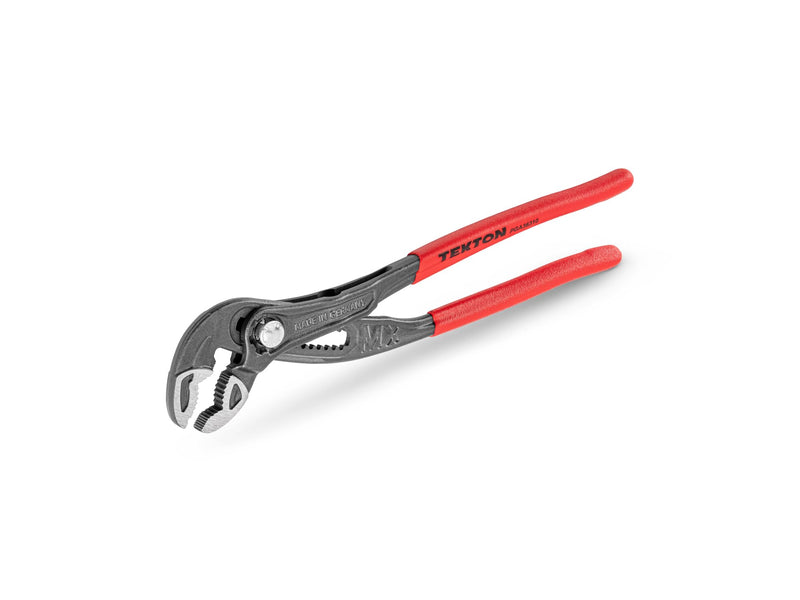 TEKTON 10 Inch Angle Nose Push Button Adjustable Pliers | PGA36310