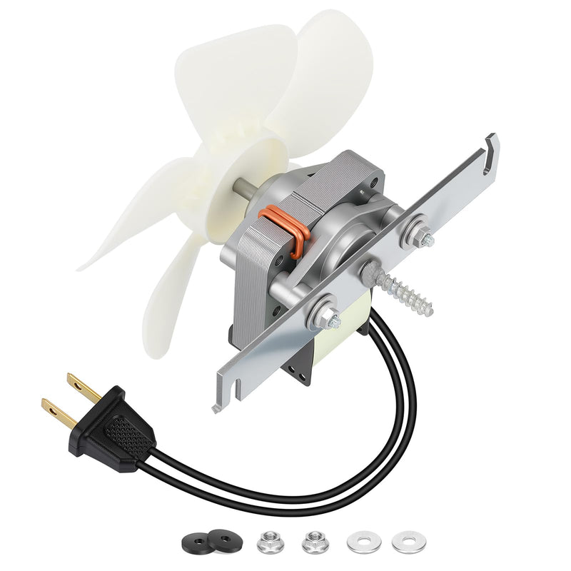 S99080199 Bathroom Exhaust Fan Motor and Blade – 80 CFM 4.0 Sones Vent Fan Motor, Compatible with 512, 512M, 673, 673-C, 8870; Reliable Bathroom Fan Motor for Strong Airflow & Quiet Operation