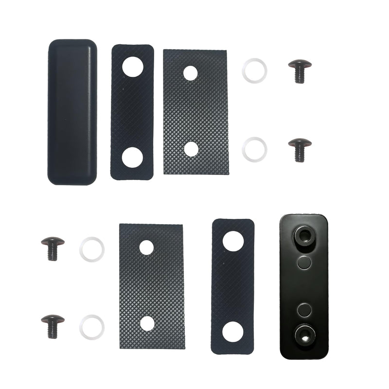 2 Pack 710001 Hinge Outer Plate Repair Kit Compatible with After 1973 Snugtop Camper Shell, Nut Plates Hinge bushings Replace,Truck Cap Glass Rear Doors Accessories 2