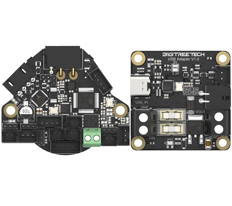 BIGTREETECH EBB 36 GEN2 Extruder Breakout Adapter Board Support CAN & USB Communication for Nema14 36mm Stepper Motor EBB36 GEN2