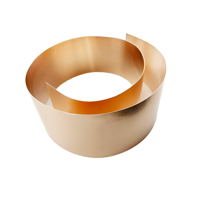 99.9% Pure Copper Sheet Roll, 1m x 100mm x 0.5mm Copper Strip, Metal Foil for Roof Flashing, Electrical Projects, DIY Crafts (1 Roll) 1000 x 100 x 0.5 mm 1