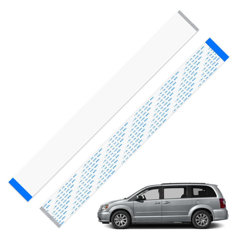 Repair Ribbon Cable fits 13-18 Dodge Caravan Chrysler Town Country Minivan | for Fix The Video Entertainment System, Only Fit for High Definition HD VES DVD Monitor/Blue Ray Players, Durable Flex Cable 2 Pcs