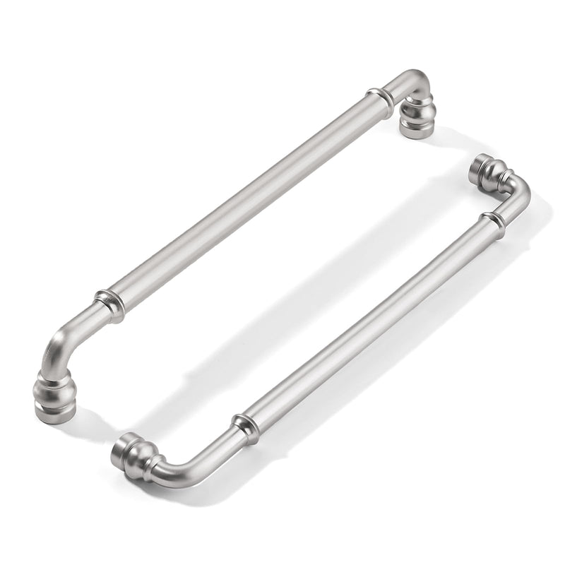 khtumeware 1 Pack Heavy Duty 18" Brushed Nickel Cabinet Pulls Appliance Handle 18"(457mm) Hole Center