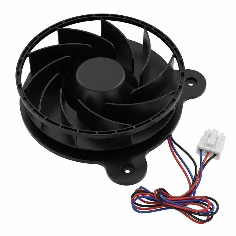 DA31-00334D 12035GE-12M-YT Evaporator Fan Motor for Samsung Refrigerator, DC 12V 0.26A Freezer Fan Replacement, Replaces 7170961 DA31-00340A DA31-00334B DA31-00334C (3pin-Black) 3pin-black