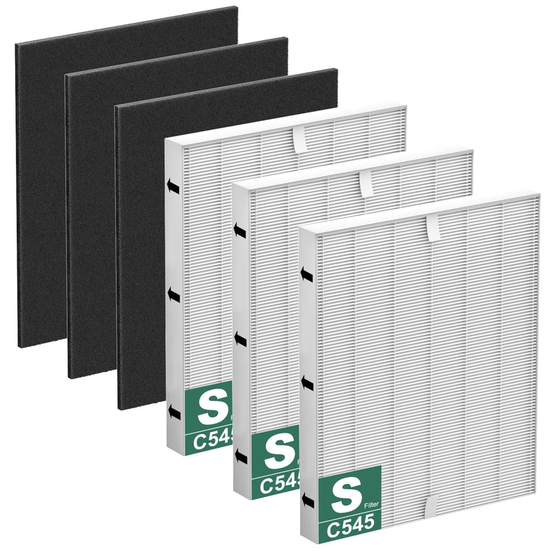 C545 Replacement Filter S Fit for Winix C545, B151, P150, 9300 Air Purifier