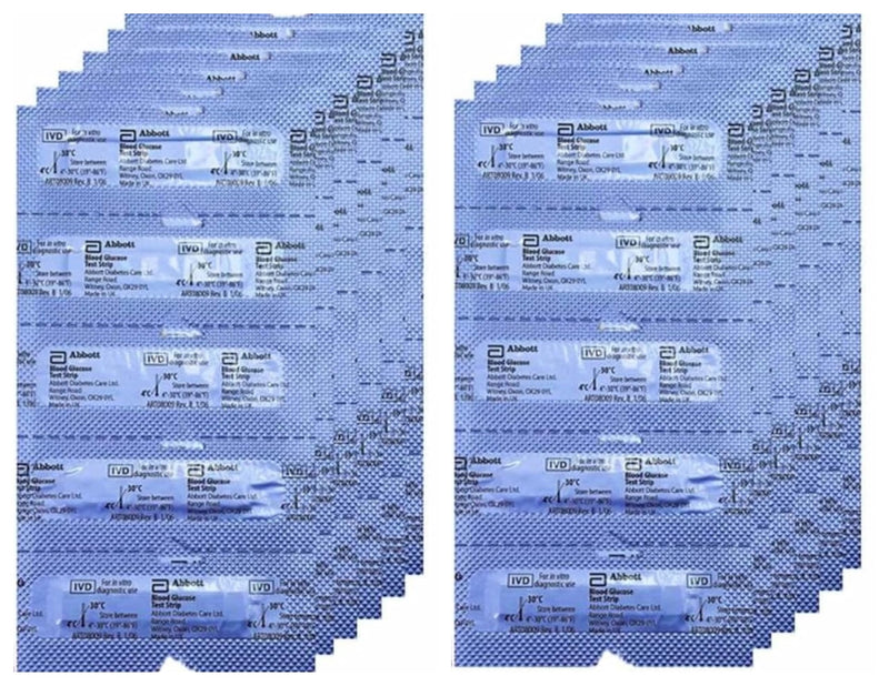 100 Strips Precision Blood Glucose (Free 10 Strips + 50 Lancets)