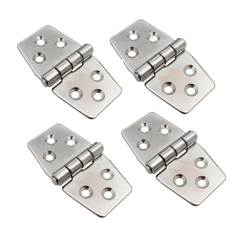 4 Pack 3’’ x 1.5’’ Boat Hinge 304 Stainless Steel Boat Hatch Hinges Door Hinges for Boats, Cabinet, Hatch, RVs