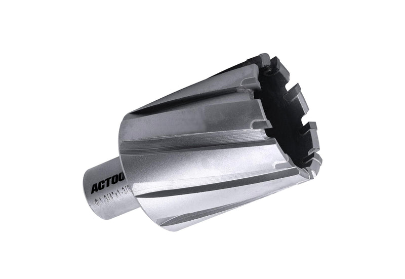 1-3/4'' Diameter x 1-3/8'' Depth of Cut Carbide Tipped TCT ANNULAR Cutter with 3/4'' Weldon Shank 1-3/4'' x 1-3/8''