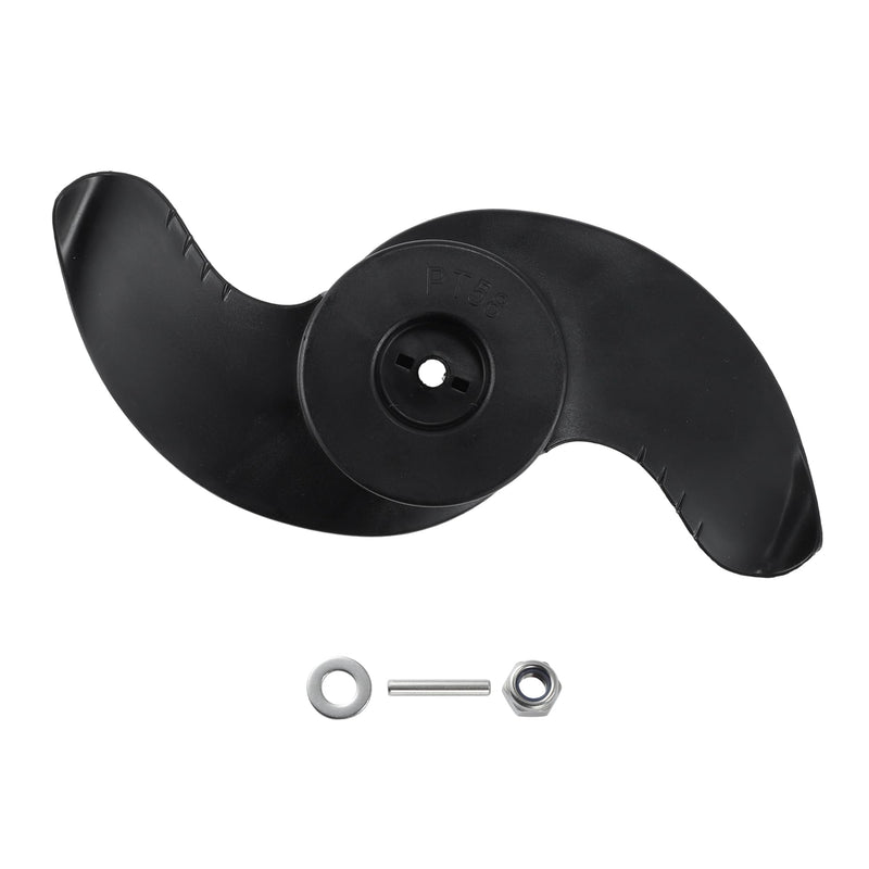 MKP-32 Trolling Motor Propeller for Minn Kota, 2 Blade Weedless Wedge Prop for 3-5/8" Motor Diameter, Outboard Prop 2091160/1865017, for Minn Kota Terrain Edge Endura Etc