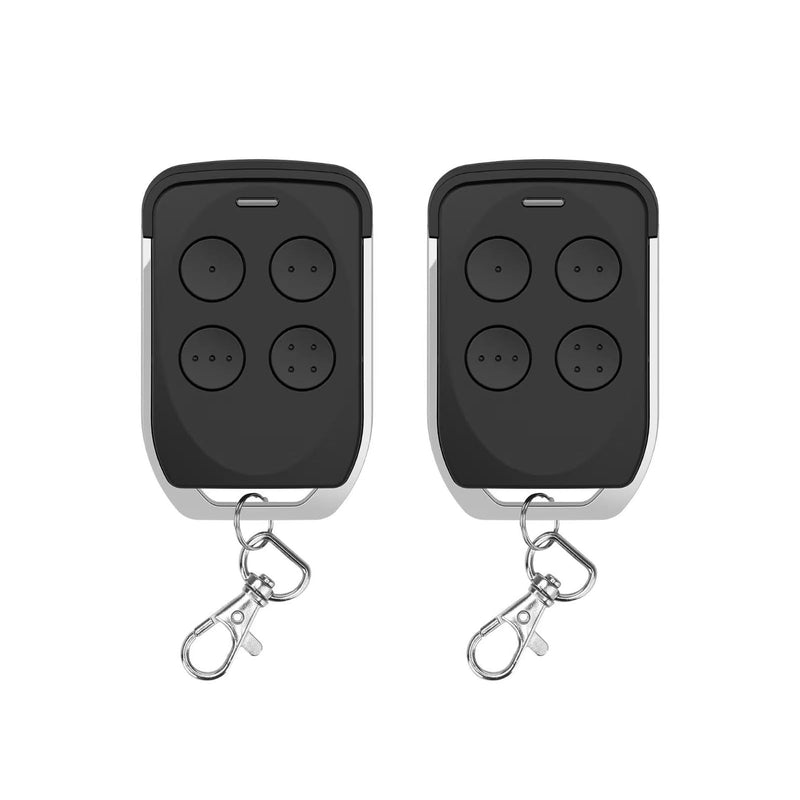 2 Gate Opener Remote Control Transmitter for GYXEL & JUJIANG Automatic Gate Opener Hardware Control Remote, Replacement for JUJIANG Electric Opener Keychain Remote Security Kit 2 For GYXEL & JUJIANG Gate Opener Remote