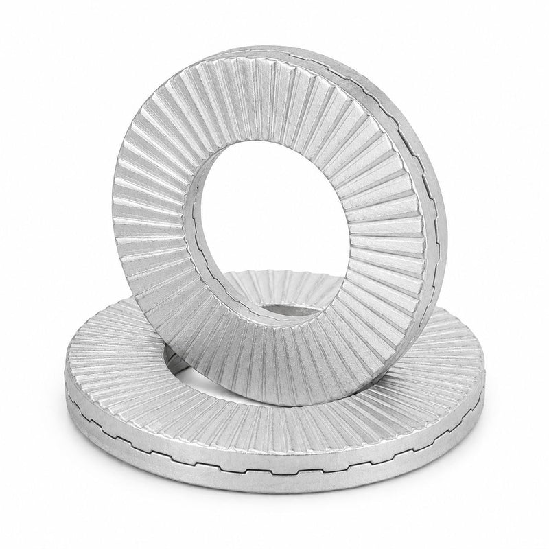Double Layer self-Locking washers Anti-Loosening Washers Belleville Washers Vibration-Resistant Locking Fasteners for Automotive,IndustrialMachinery,Construction Equipment & Maintenance (5/16",20) 5/16" 20