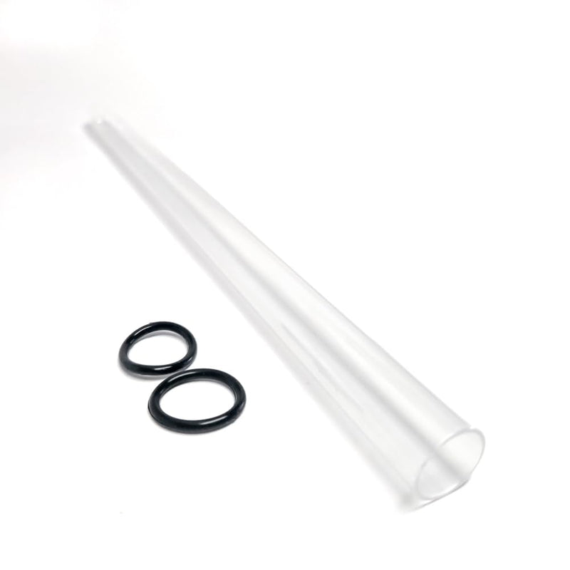 Aqua Treatment Services ATS-476D,Premium OEM Compatible UV Quartz Sleeve 18.7", for ATS4-450 UV Lamp EV-8E, GDS-8, PFC-8, SL-8, High Output Systems, Includes 2 Gaskets, Guaranteed for 1 Year