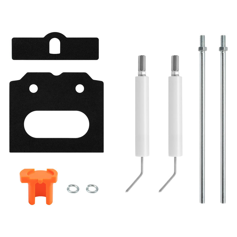 5780 Electrode Insulator Assembly Kit for Beckett Oil Burners | Electrode Insulator kit With Z2000 Setting Gauge, 51304 Transformer Gasket，Fits for Oil Burners AF/AFG/SF/SR/AFII Models