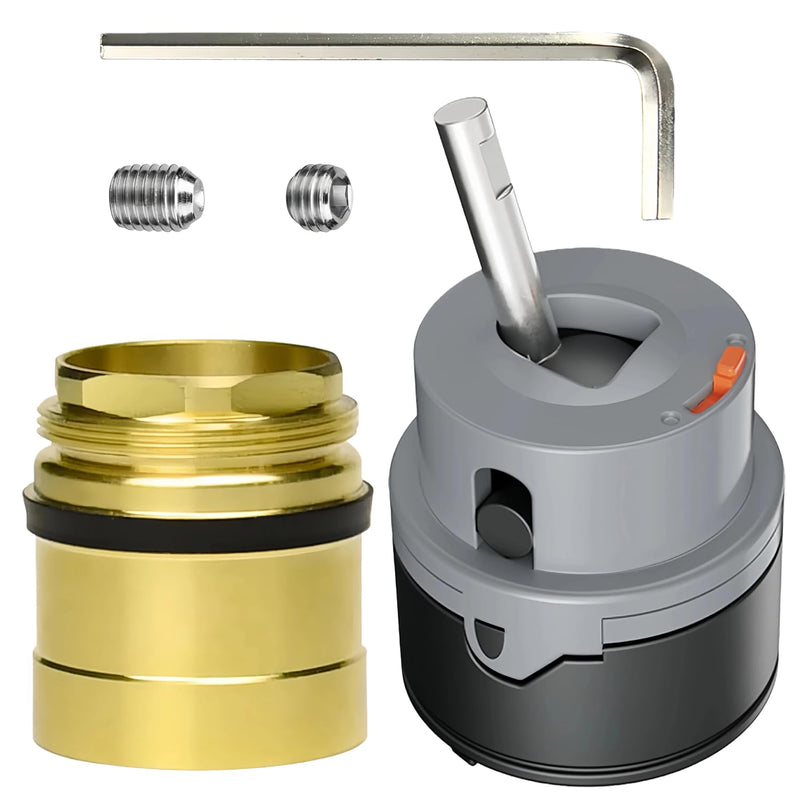 RP50587 Cartridge to Fix Leaks for Delta Single Handle Kitchen & Bathroom Faucets - Replacement for 36mm DIAMETER Seal Models, Includes RP51503 Bonnet Nut