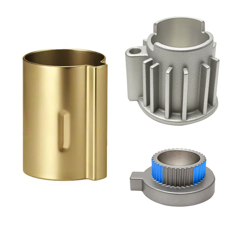 Stop Tube and Temperature Limit Stop Kit Replacement for 96987, Compatible with Moen Posi-Temp 1 Handle Tub/Shower Faucet Valve Cartridge,Brushed Gold