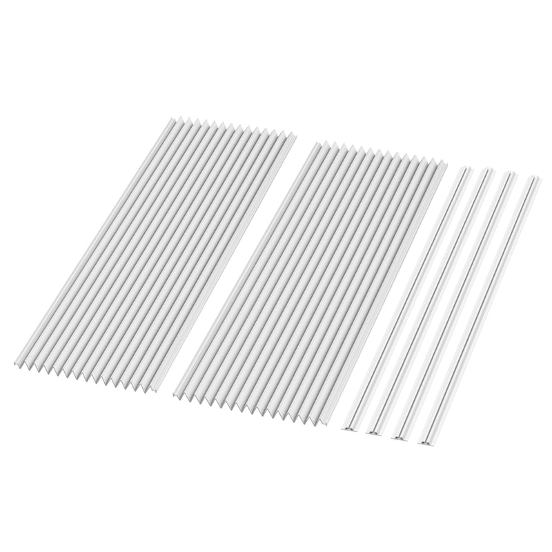 Side Panels Air Conditioner Compatible with Frigi-daire 18FFRACP01 Universal Air Conditioner Side Panels, Adjustable 7"-12" Width, Fits Most Window AC Units