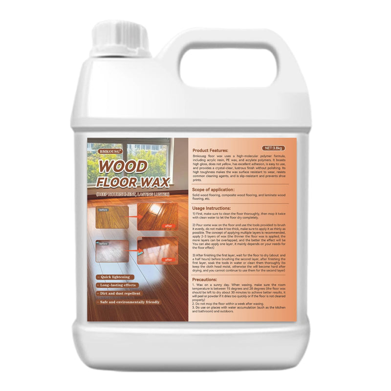 Hardwood Floor Polish - Quick Shine, Long-lasting Luster 1 Gallon