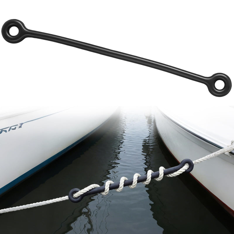 1 Pack 19.5'' Boat Snubber Dock Line Absorber Shock Marine Boat Mooring Line Rubber Snubbers Heavy Duty Flexible Marine Bungee for 7/16"-5/8" (12-16mm) Reducing Impact Noise Secure Mooring 1
